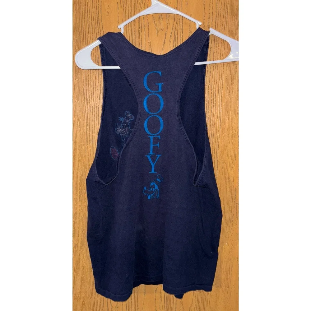 Vintage 90’s Disney Designs Made in USA Goofy tank racerback top (medium) - Picture 3 of 3